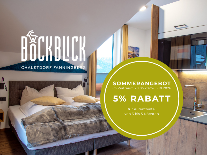 Aktuelle Urlaubsangebote 3 im Appartement