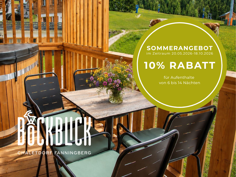 Aktuelle Urlaubsangebote 1 im Appartement